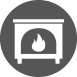 The position of the stove