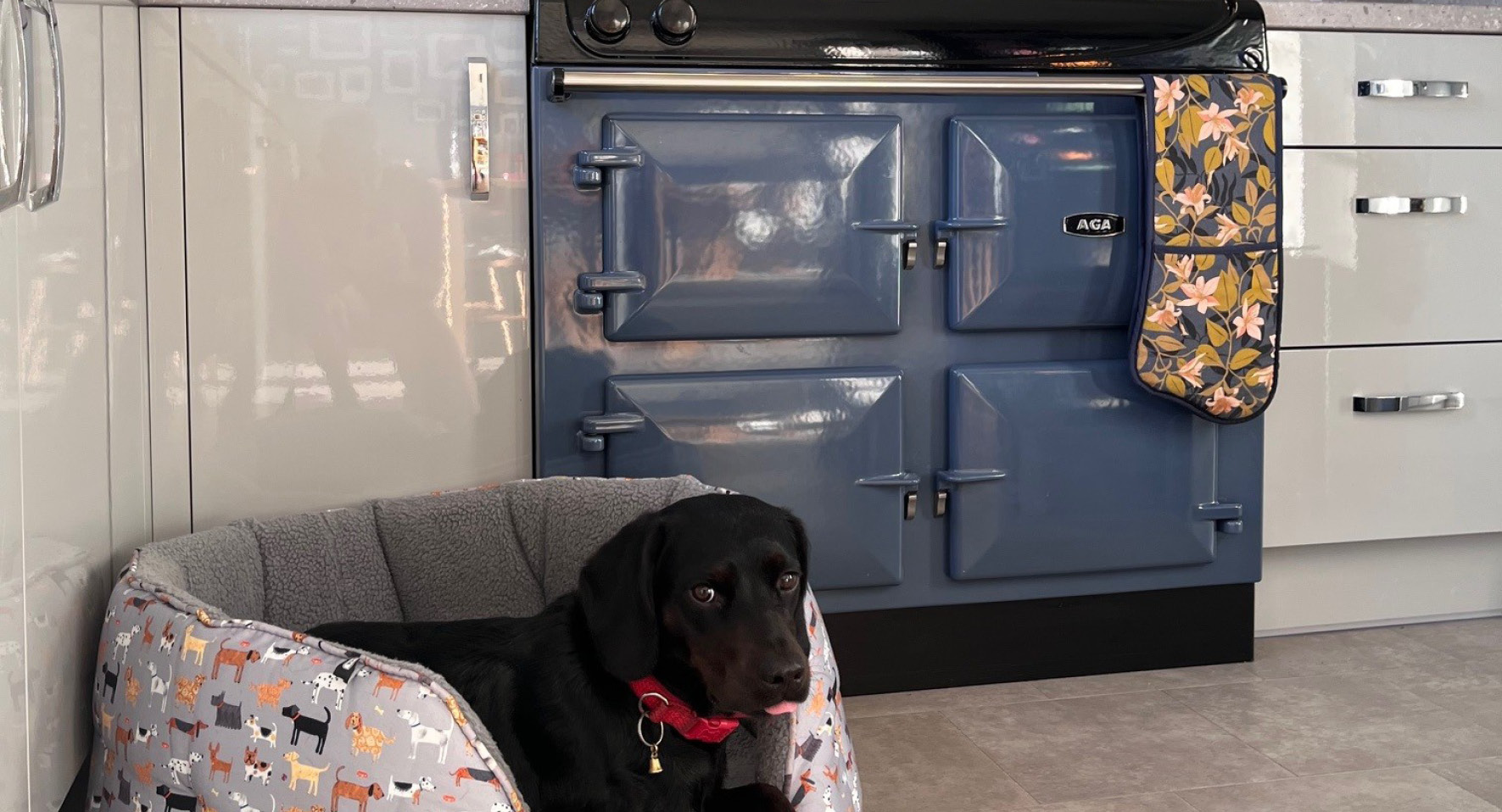 AGA eR3 100 kitchen setting