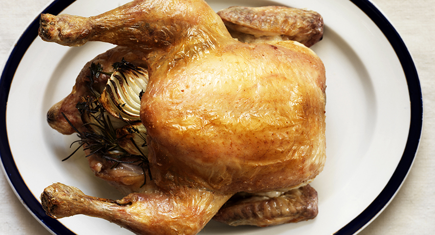 Cook chicken in the AGA