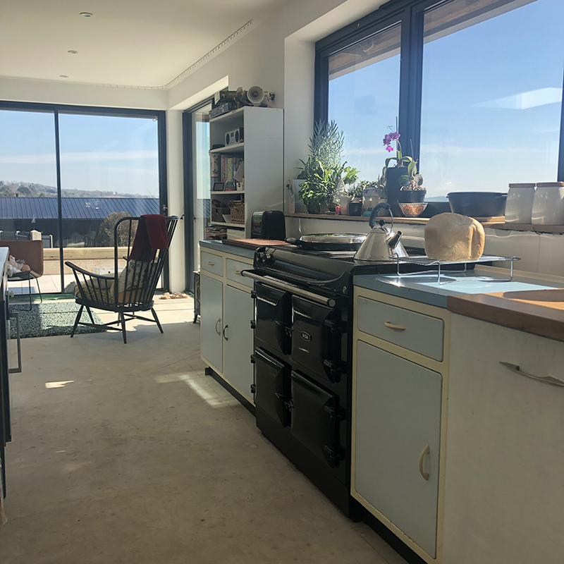 Linda Clayton kitchen featuring AGA eR3 Series 100