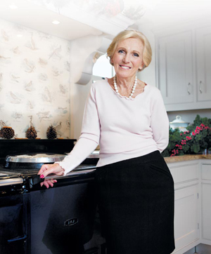 Mary Berry with her AGA