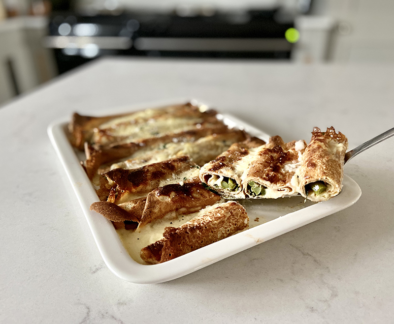 savoury pancake bake