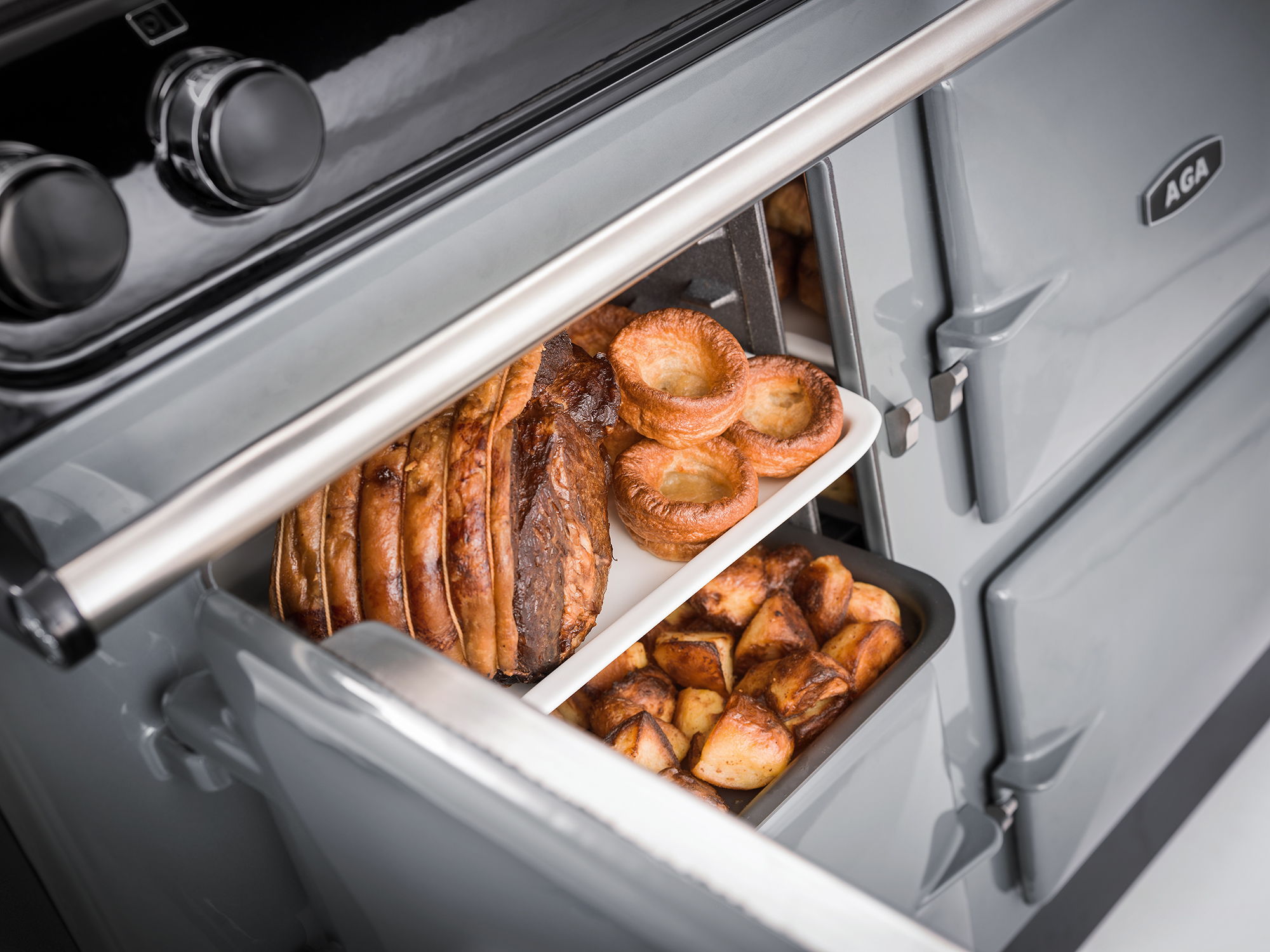 Roasting in the AGA ovens