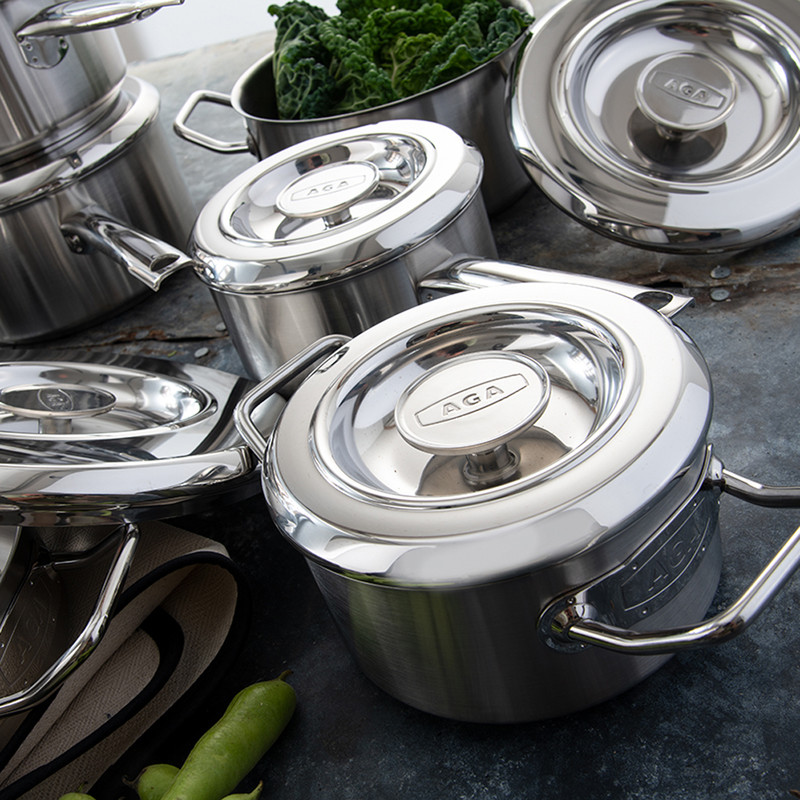 AGA Cookshop Stainless Steel Pans