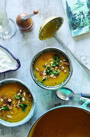 Tipsy Amaretto Squash Soup by Ella Risbridger