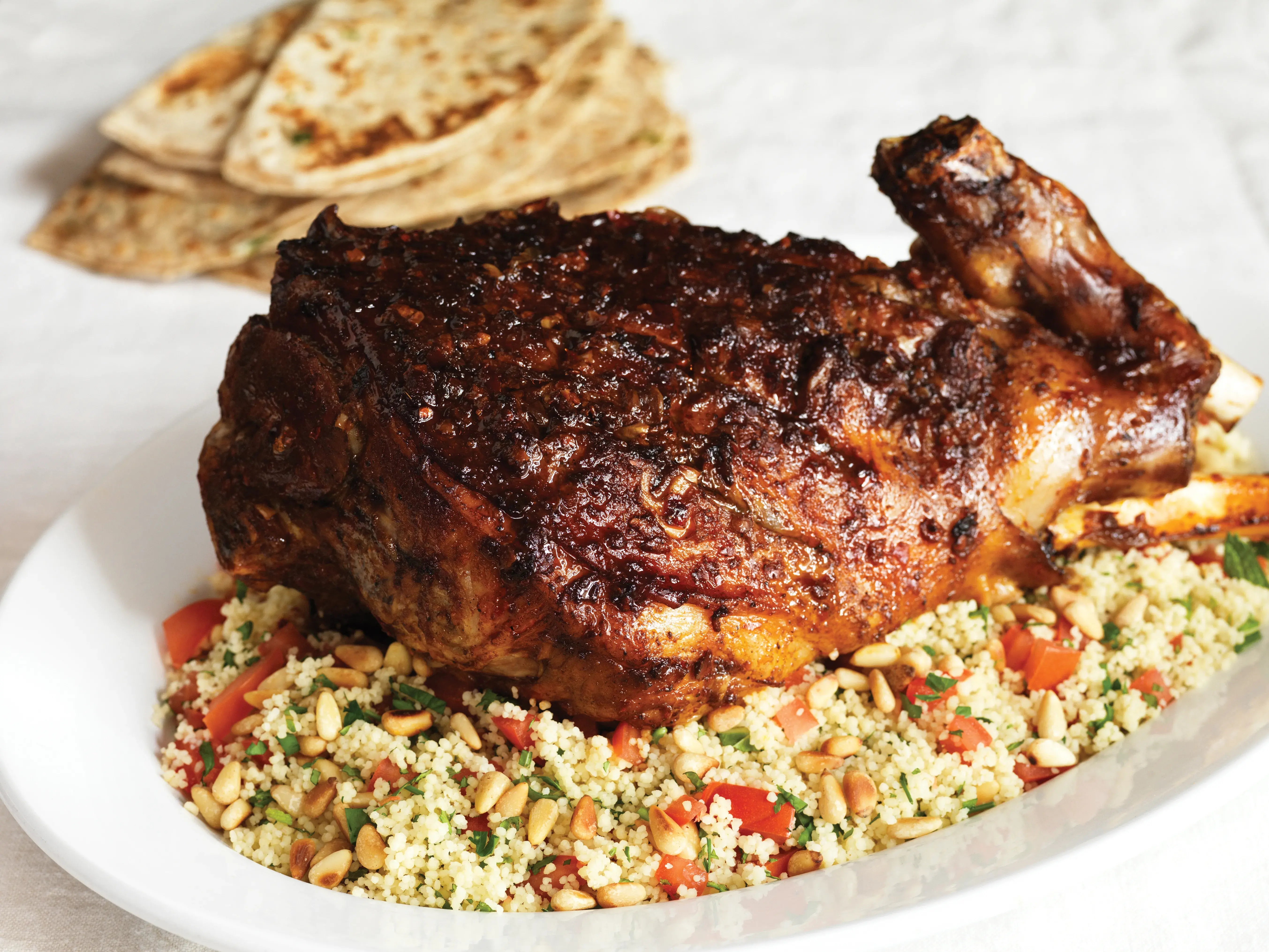 Moroccan Harissa Lamb and Couscous