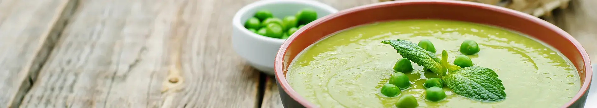Shropshire Pea soup with Mint