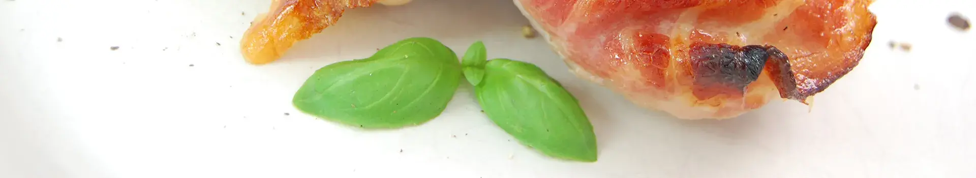 Valentine's Day Chicken Breasts in Pancetta with Garlic Cream