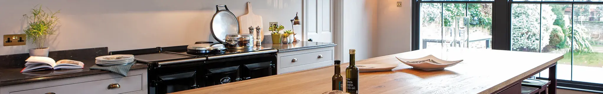 Black AGA Total Control cooker