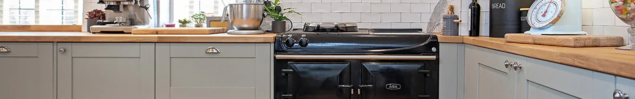 Paul Hollywood's Black AGA eR3 Series cooker