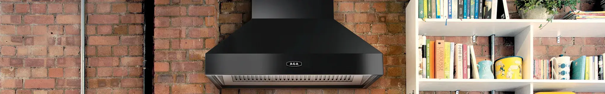 AGA Canopy Hood in black 
