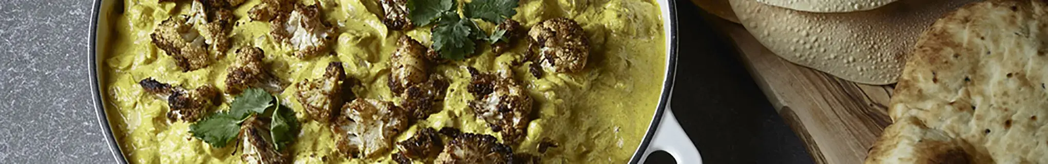 Roasted Cauliflower, Chicken and Chickpea Curry 