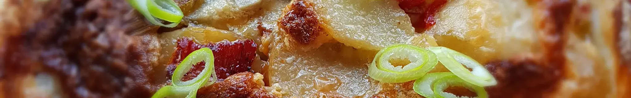 Jerusalem Artichoke & Roasted Red Pepper Dauphinoise 