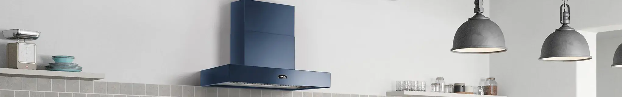 AGA Slab Hood in Dove