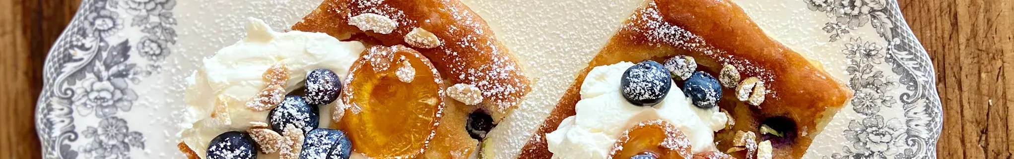Apricot and Blueberry Frangipane Tart