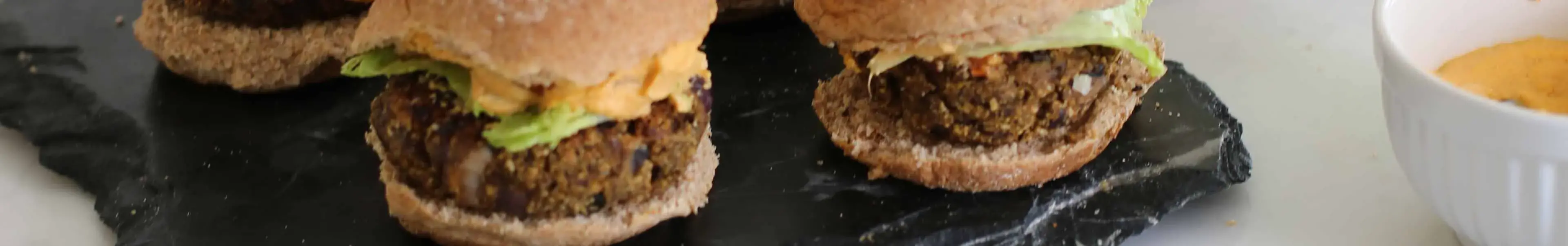 Sweet Potato Mushroom Burgers