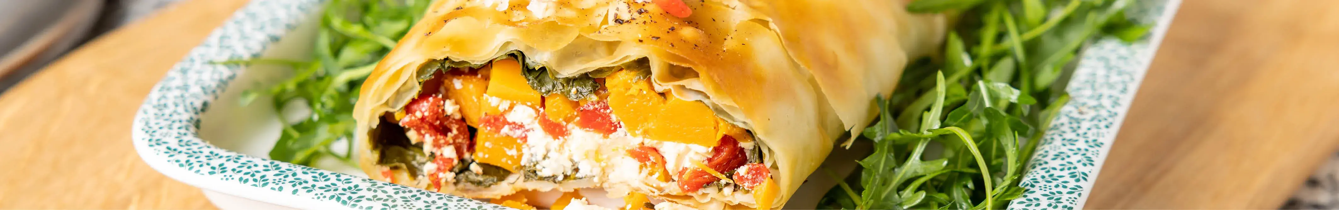 Vibrant Vegetable Strudel Banner