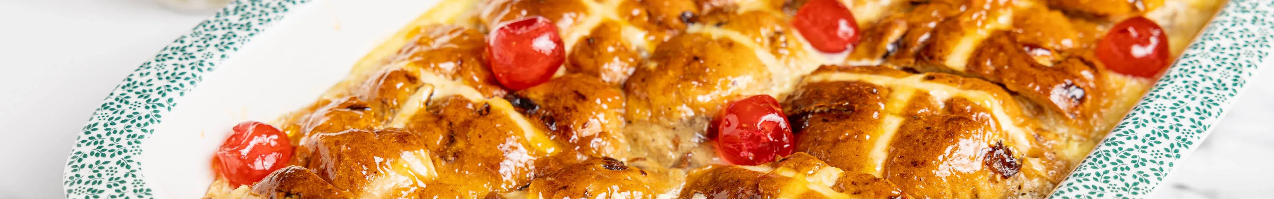 Hot Cross Bun Pudding Banner