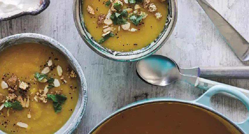Tipsy Amaretto Squash Soup 