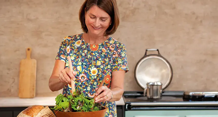 Babara Dodman with her Bespoke AGA Total Control 
