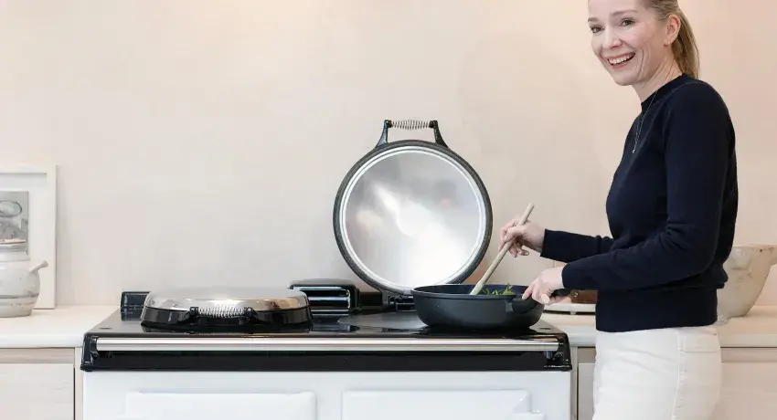 AGA Signature (formerly known as ER7) in White in Louisa Grey's Kitchen