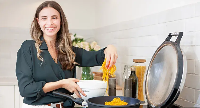 Naturally Sassy cooking on her AGA eR7 Series