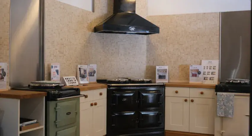 AGA 60 and AGA eR7 at Highfield Chimney Solutions showroom