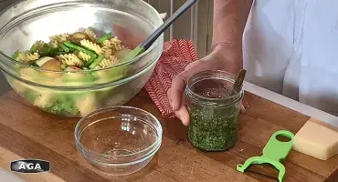 Home Cooking with AGA - Potato, Green Bean and Pesto Pasta