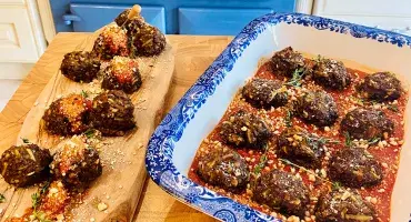 Porcini Meatballs 