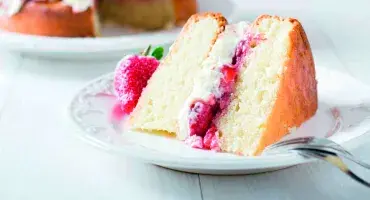 Victoria Sandwich Cake Slice