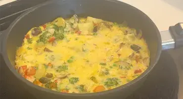 Cheese & Vegetable Frittata 