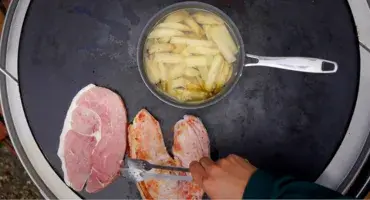 Gammon, Egg & Chips - AGA Outdoors x Shropshire Lad