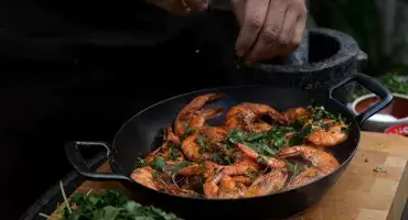 Salt & Pepper Prawns | AGA Outdoors X Shropshire Lad