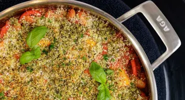 AGA Butternut Squash, Tomato and Butterbean Bake