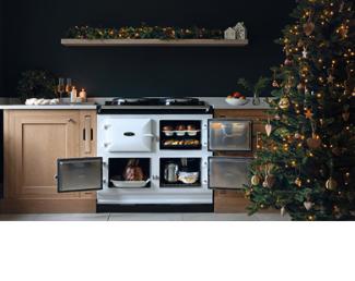 AGA eR7 150 in white with open doors
