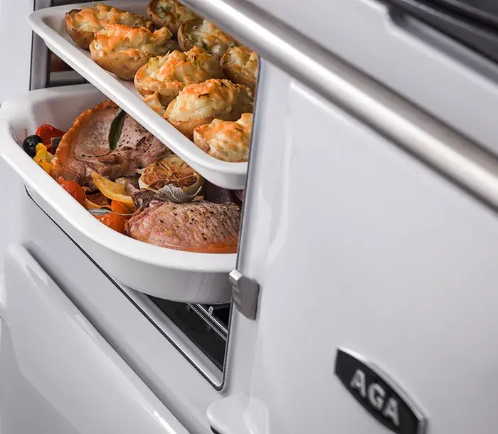 Food in the AGA oven 