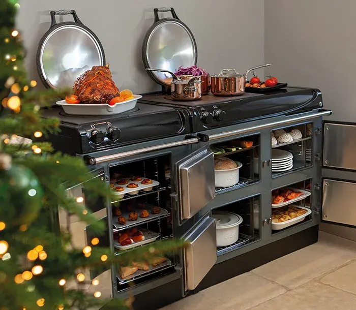 AGA eR3 Series 160 with doors open