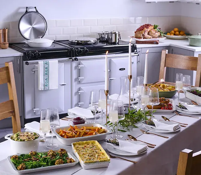Christmas feast by the AGA