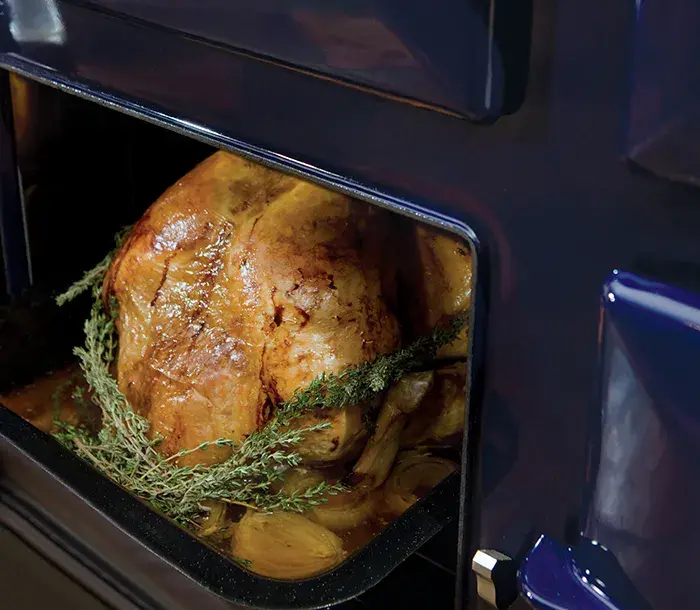 Turkey cooking in the AGA