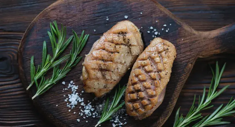 AGA Pan Fried Duck Breast with Red Wine Sauce