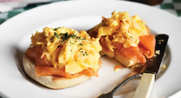 Smoked Salmon Scramble
