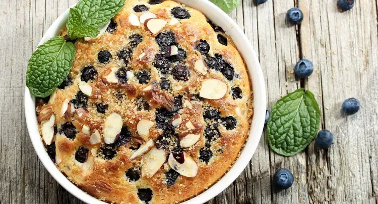 Blueberry and Almond Cake