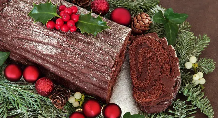 Chocolate Christmas Log 