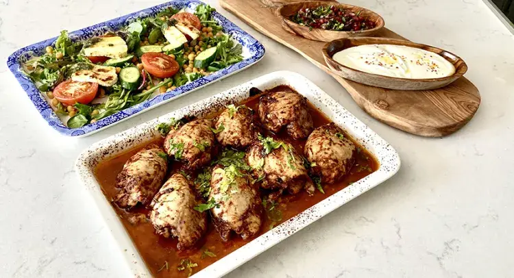 Eastern Mediterranean Chicken from Facebook Live with Naomi Hansell