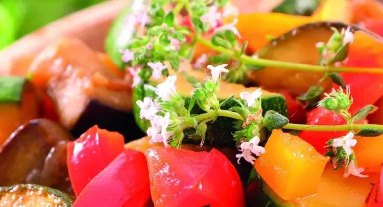 Oven roasted ratatouille