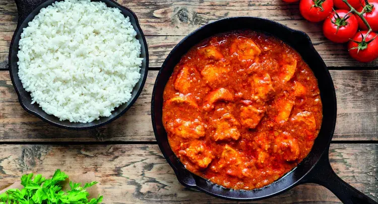 Sweet chicken balti