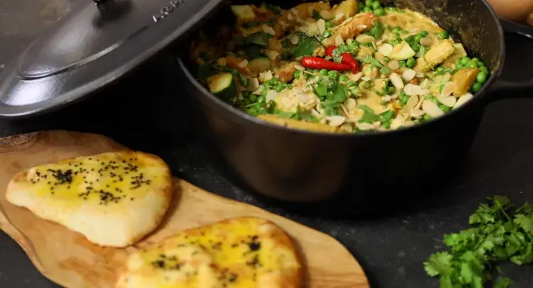Vegetable and Almond Korma Recipe 