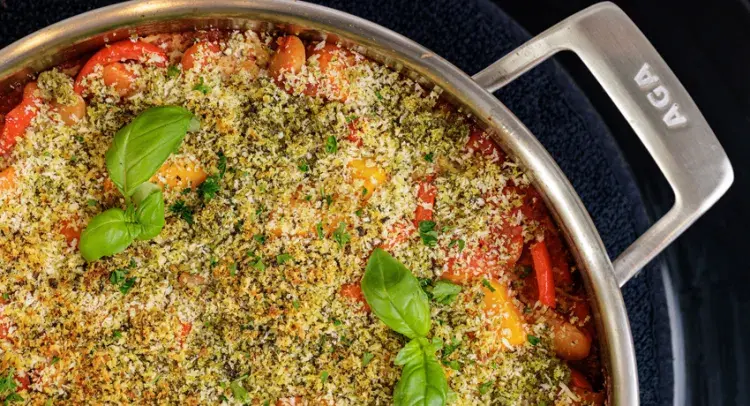 AGA Butternut Squash, Tomato and Butterbean Bake